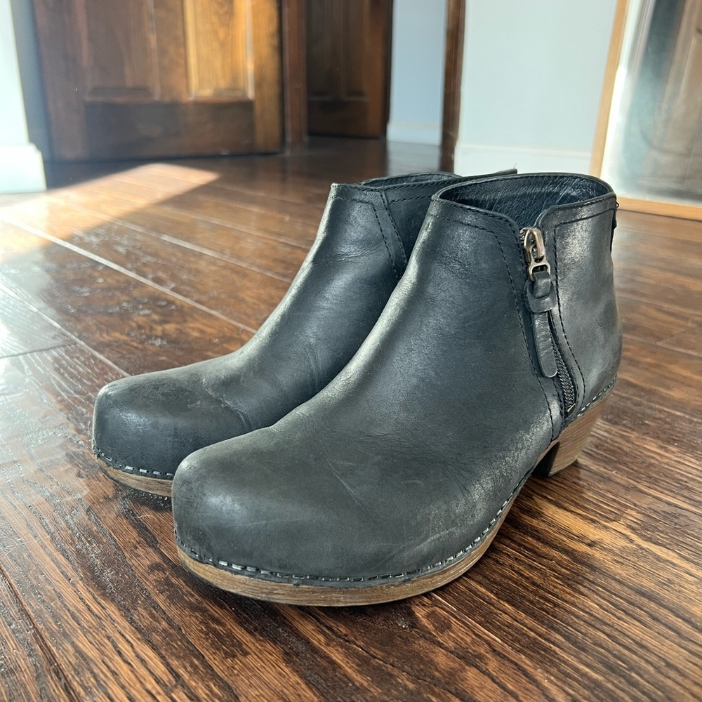 Dansko Booties, Black - Women's Size 38